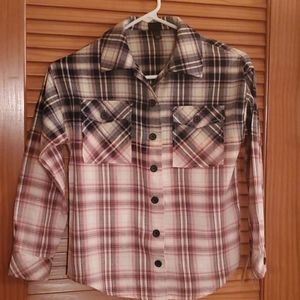 art class girl button down shirt